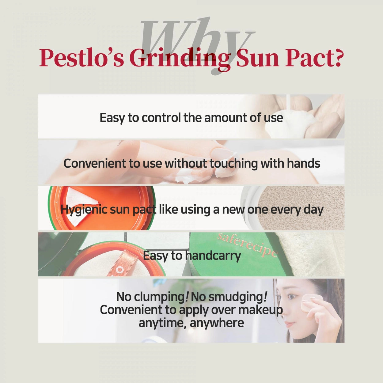 Saferecipe No Sebum Grinding Sun Pact