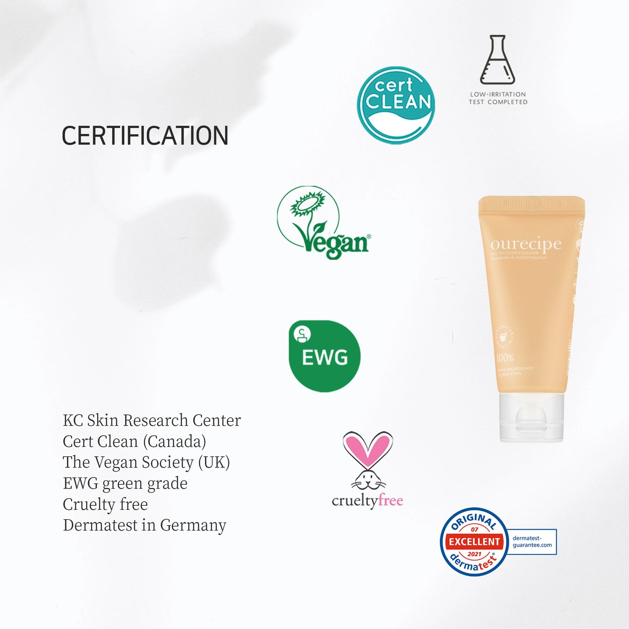 Ourecipe Oil to Foam Cleanser